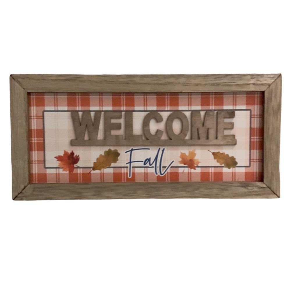 3/$15 ✨ Flash Sale.   Welcome fall hanging sign.
